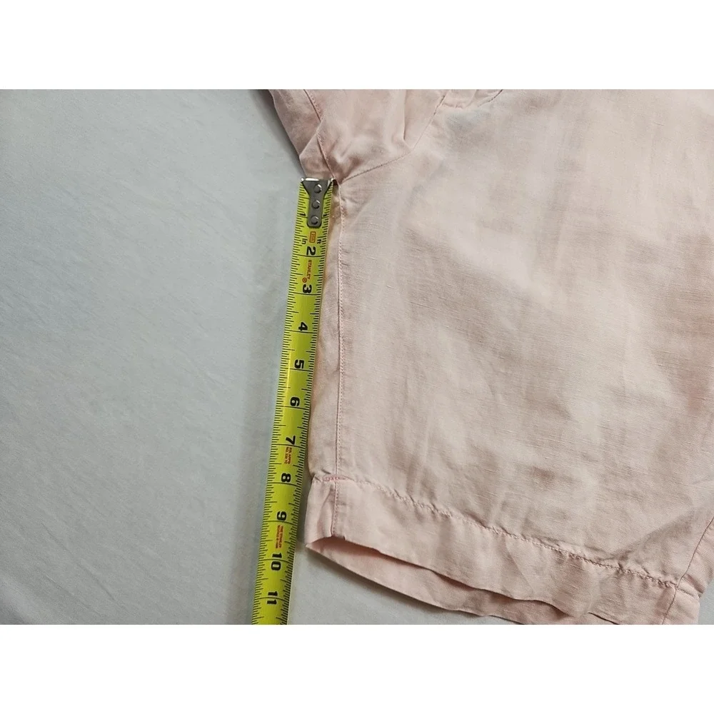 Faherty Shorts Mens 36 Pink Linen Malibu Beach‎ Stretch Breathable Outdoors